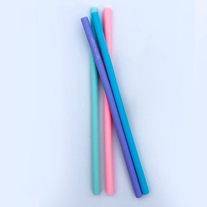 Tall Straight Straws - Pastels 4 Pack - SR4 - Wilfred Eco