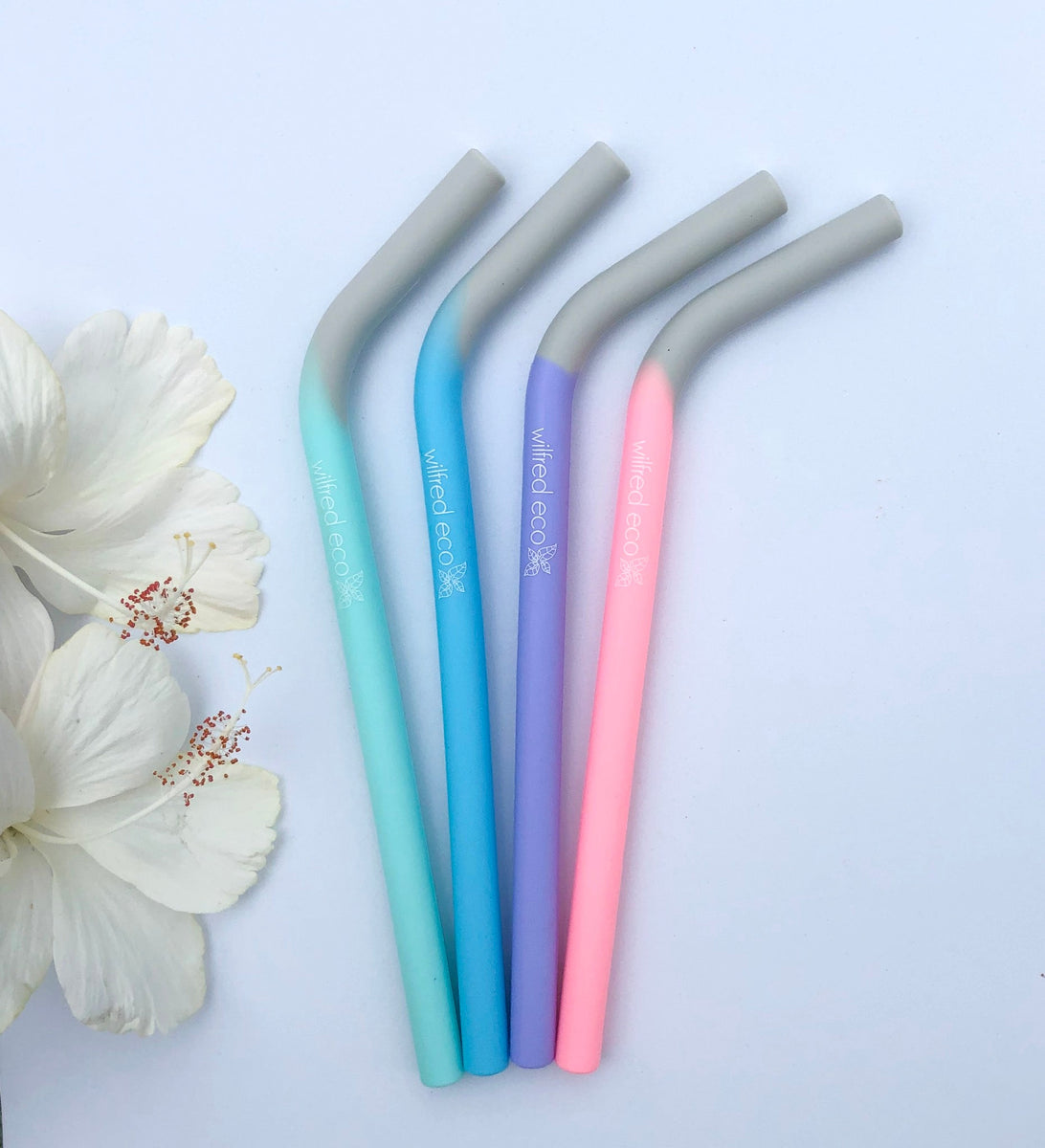 Reusable Silicone Drinking Smoothie Straws Australia – Wilfred Eco